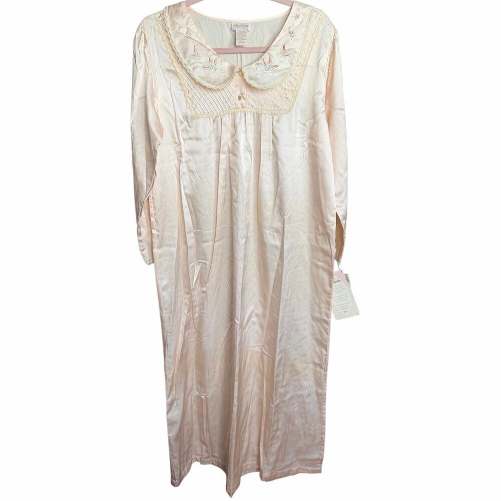 Vintage Barbizon Sleepwear Nightgown Cuddleskin Dress‎ Size Small Baby Pink
